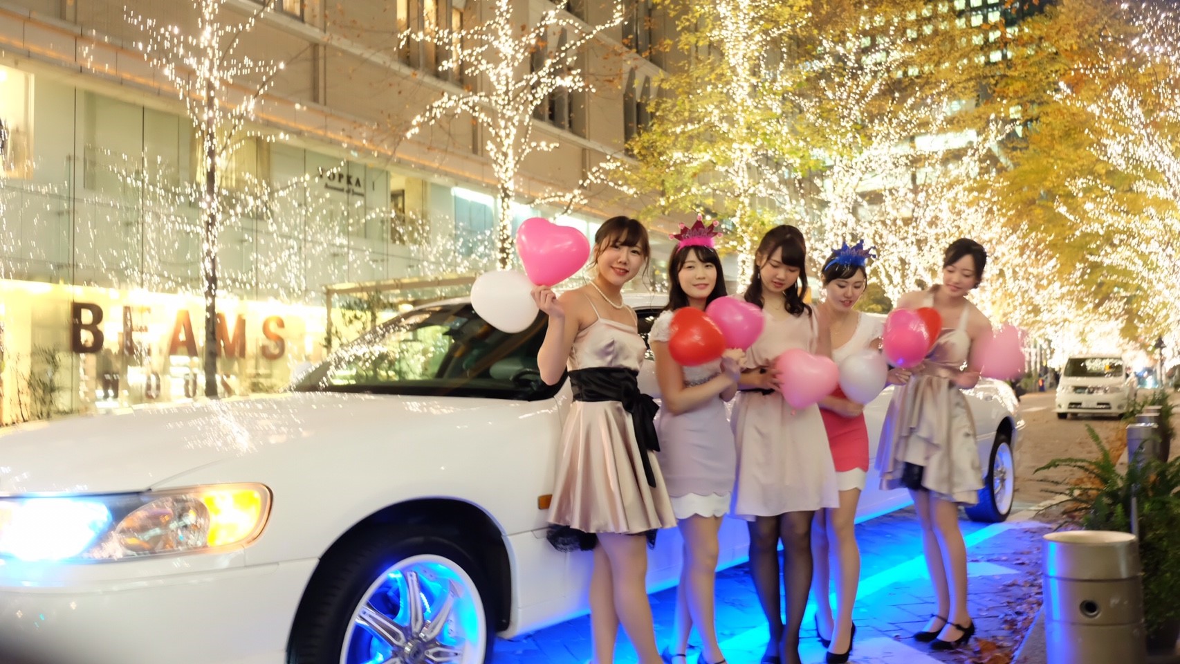 女子会 リムジンパーティー リムジン女子会 女子会おすすめ