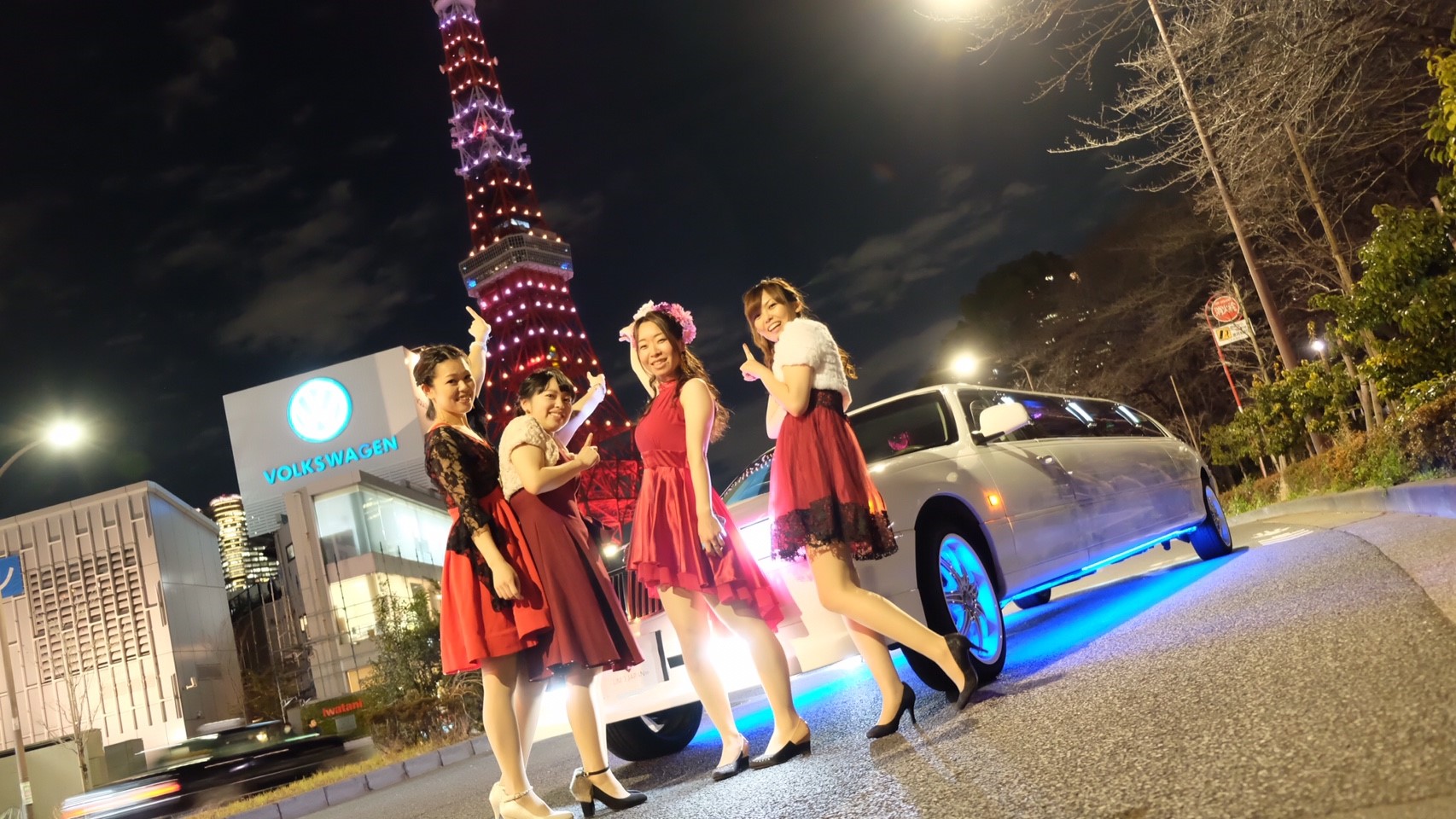 東京タワー撮影　女子会ドレスコード